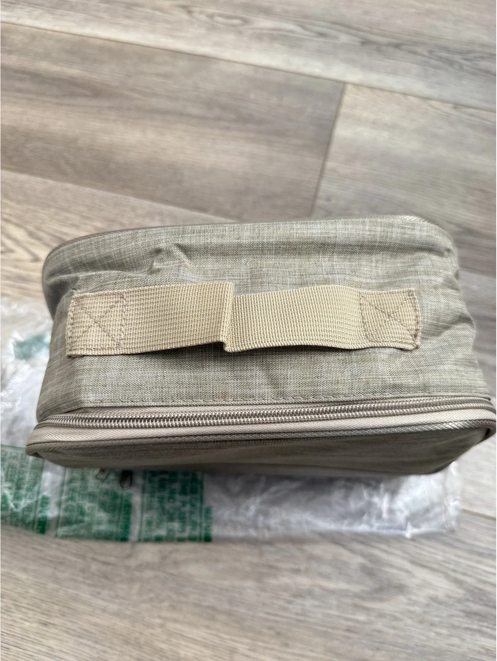 NEW! Insulated Beige Lunch Bag Cooler with Handle